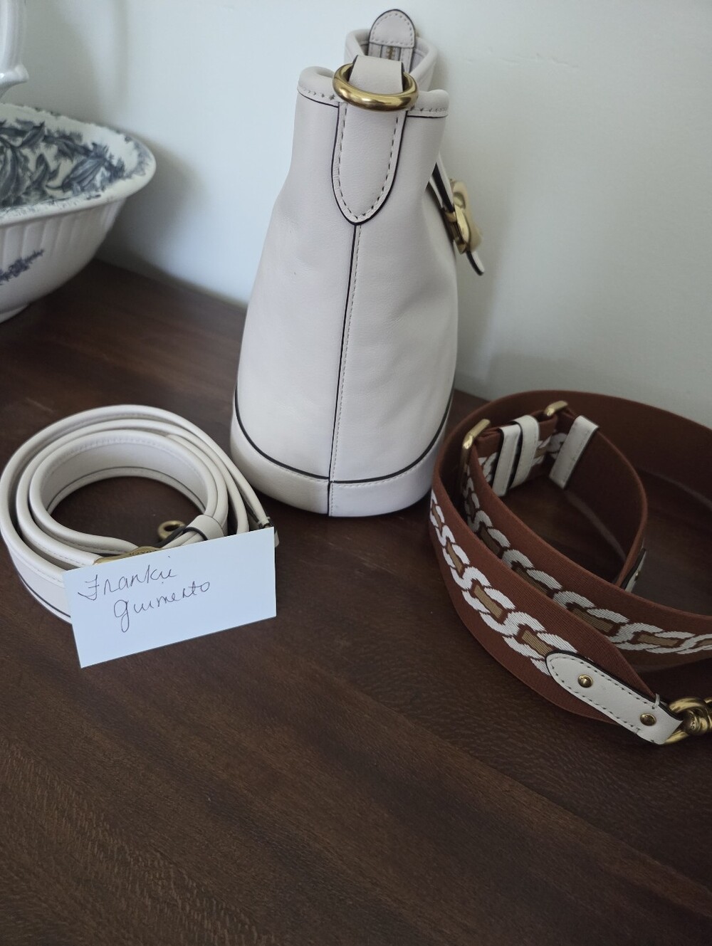 Coach Tali Bucket Bag Color: Chalk - Picture 3 of 8